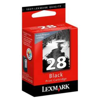 Lexmark #28 Black Ink Cartridge.Opens in a new window