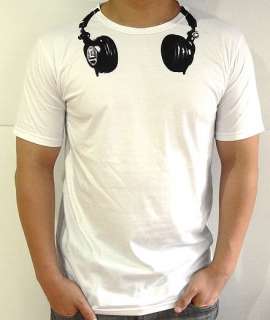 Dj Headphones MIX Retro Rave Party T Shirt Technics L  
