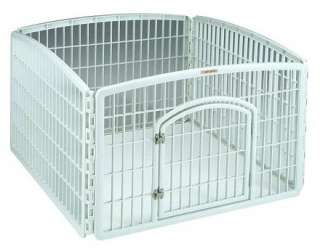 Dog Pet Exercise Play Pen Fence Yard Kennel Gate Cage Free Shipping 