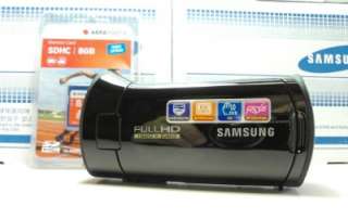 Samsung HMX T10 HD Camcorder   Black + 8GB SDHC 36725303560  