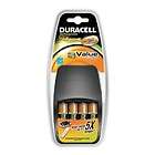  Duracell Value Charger + 4AA Pre Charged Rechargeable Nimh Batteries 