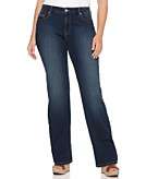 Levis Plus Size Jeans 512 Perfectly Shaping Straight Leg Milky Night 
