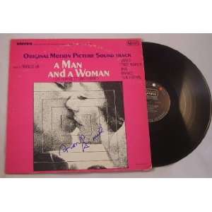 Anouk Aimee A Man and a Woman Soundtrack   Hand Signed Autographed 