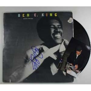  Ben E. King Autographed Music Trance Record Album 