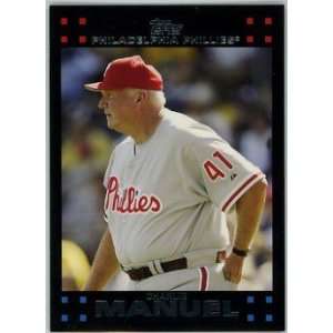 Charlie Manuel Philadelphia Phillies 2007 Topps Red Letters #251 