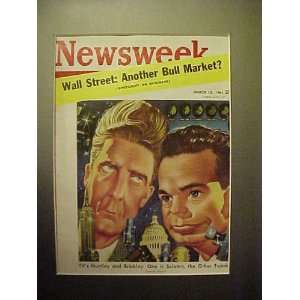 Chet Huntley & David Brinkley March 13, 1961 Newsweek Magazine 