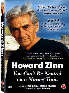 Howard Zinn   You Cant Be Neutral on a Moving Train DVD ~ Matt 