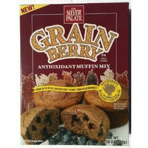 SILVER PALATE AntiOxidant Muffin Mix GRAIN BERRY 18 oz.