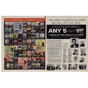  Columbia and many other great labels ANY 5 for $1.97. Johnny Mathis 