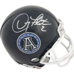 Doug Flutie Toronto Argonauts Autographed Mini Helmet