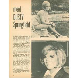  1964 Singer Dusty Springfield 