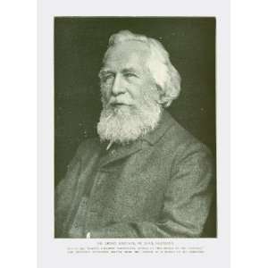   Print Naturalist Dr Ernst Haeckel of Jena Germany 