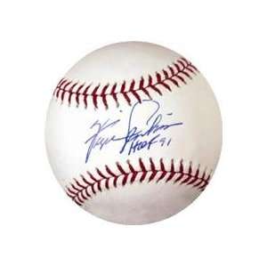  Ferguson Jenkins autographed Baseball inscribed HOF 91 