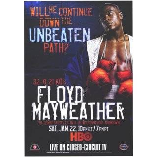 Floyd Mayweather vs Henry Bruseles   Laminated Movie Poster   11 x 17 
