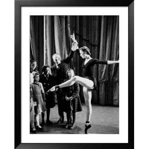  Choreographer George Balanchine Working with a Ballet 