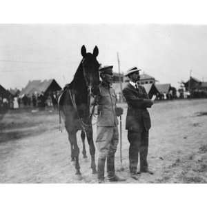  1909 photo Lt. Frank P. Lahm and Glenn H. Curtiss watching 
