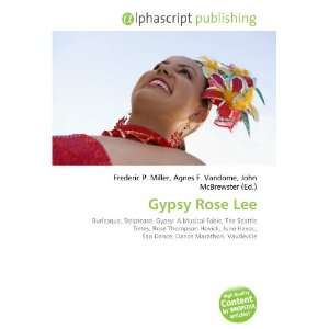  Gypsy Rose Lee (9786132900197) Books