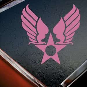  US Army Air Corps Hap Arnold Wings Pink Decal Car Pink 