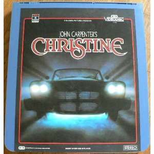 John Carpenters CHRISTINE CED VideoDisc Warner RCA Video 