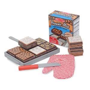  Melissa & Doug Wooden Bake and Serve Brownies Toys 