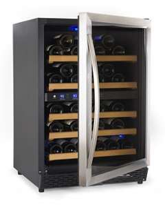 Wine Enthusiast   NFINITY 50 Bottle Dual Zone Wine Cellar