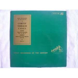  12 ALFRED CORTOT/JACQUES THIBAUD/PABLO CASALS Haydn/Schubert Trios LP