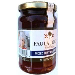 PAULA DEEN Collection MIXED FRUIT PRESERVES 12 oz. (Pack of 2)  