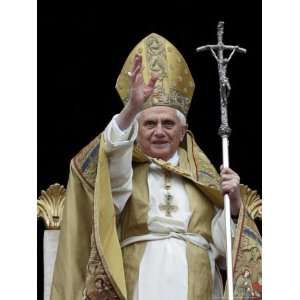 Pope Benedict Xvi Delivers His Urbi Et Orbi Message Photographic 