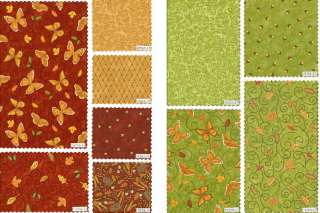 FABULOUS FALL Moda LAYER CAKES 10 Fabric Quilt Squares  