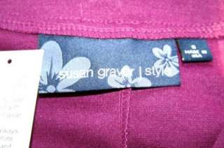 D130    SUSAN GRAVER Jewel Neck Ponte Knit Dress Small NWT  