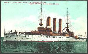   1908 831 Men 388 Feet Length Great White Fleet Vintage Postcard  