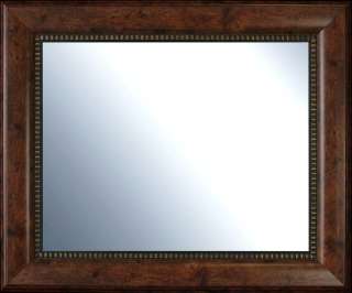 Brown   Rustic   Polytyrene Framed Mirror   Hand Made  