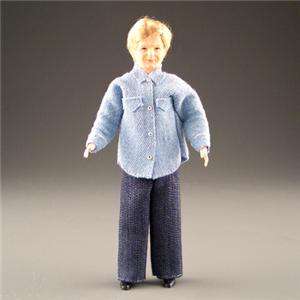 Dollhouse Dressed Caco Man DH0201 Flexible Blue Denim Shirt & Jeans 