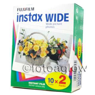 FUJIFILM Instax 210 Instant Camera + 60 Wide Films Fuji  