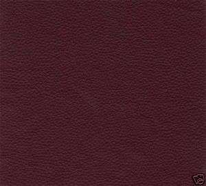 BURGUNDY LEATHER VINYL FULL SIZE MATTRESS COVER COVERS  