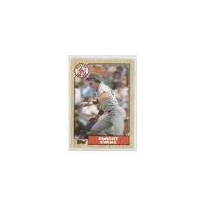    1987 Topps Tiffany #645   Dwight Evans Sports Collectibles
