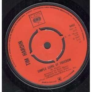   SONG OF FREEDOM 7 INCH (7 VINYL 45) UK CBS 1969: TIM HARDIN: Music