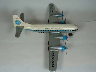 GAMA N1023V PAN AMERICAN PAN AM Air Plane Force Tin Toy  