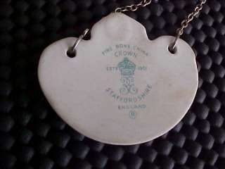 GIN by Coalport England Decanter Label Bottle Tag  