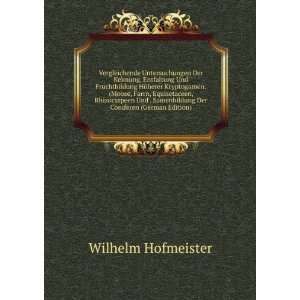   Samenbildung Der Coniferen (German Edition) Wilhelm Hofmeister Books