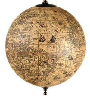 This beautiful terrestrial old world globe is sure to become a 