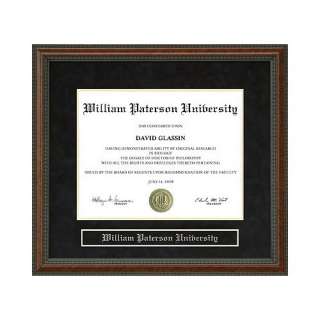 William Paterson University (WPU) Diploma Frame