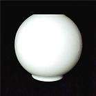 Gone with the Wind 8 in Milk Glass Ball Oil Lamp Shade 