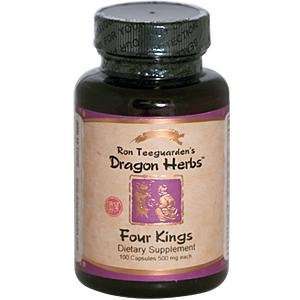  Four Kings, 500 mg Each, 100 Capsules Health & Personal 