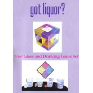  Four shot glasses and drinking games1 you playin the 