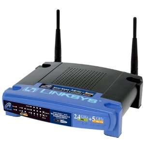 Linksys WRT55AG Dual Band Wireless A+G Access Point + Cable/DSL Router 