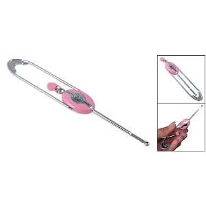  Rosallini Pink Silver Tone Metal Ear Wax Remover Cleaner 
