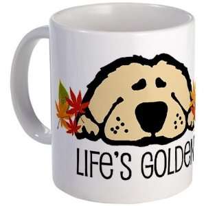  Lifes Golden Fall Pets Mug by 