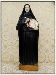 Saint Mother Frances Cabrini Vtg Altar Statue Catholic  