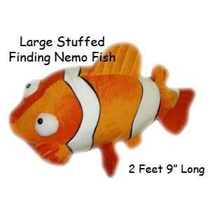   Finding Nemo Clownfish 33 Stuffed Plush Animal Fish: Toys & Games